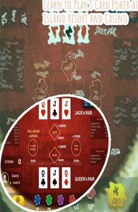 3 card poker at casino