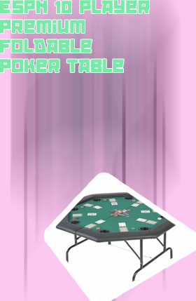 Espn foldable poker table