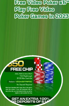 Free poker no deposit required