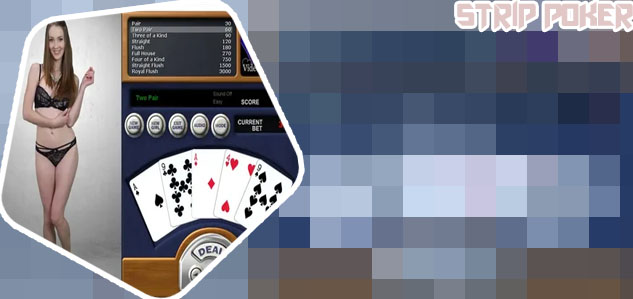 Strip poker game play