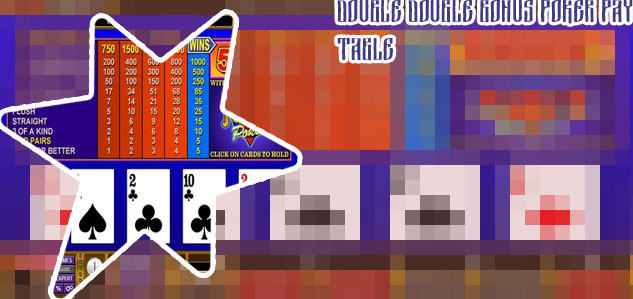 Video poker double up strategy
